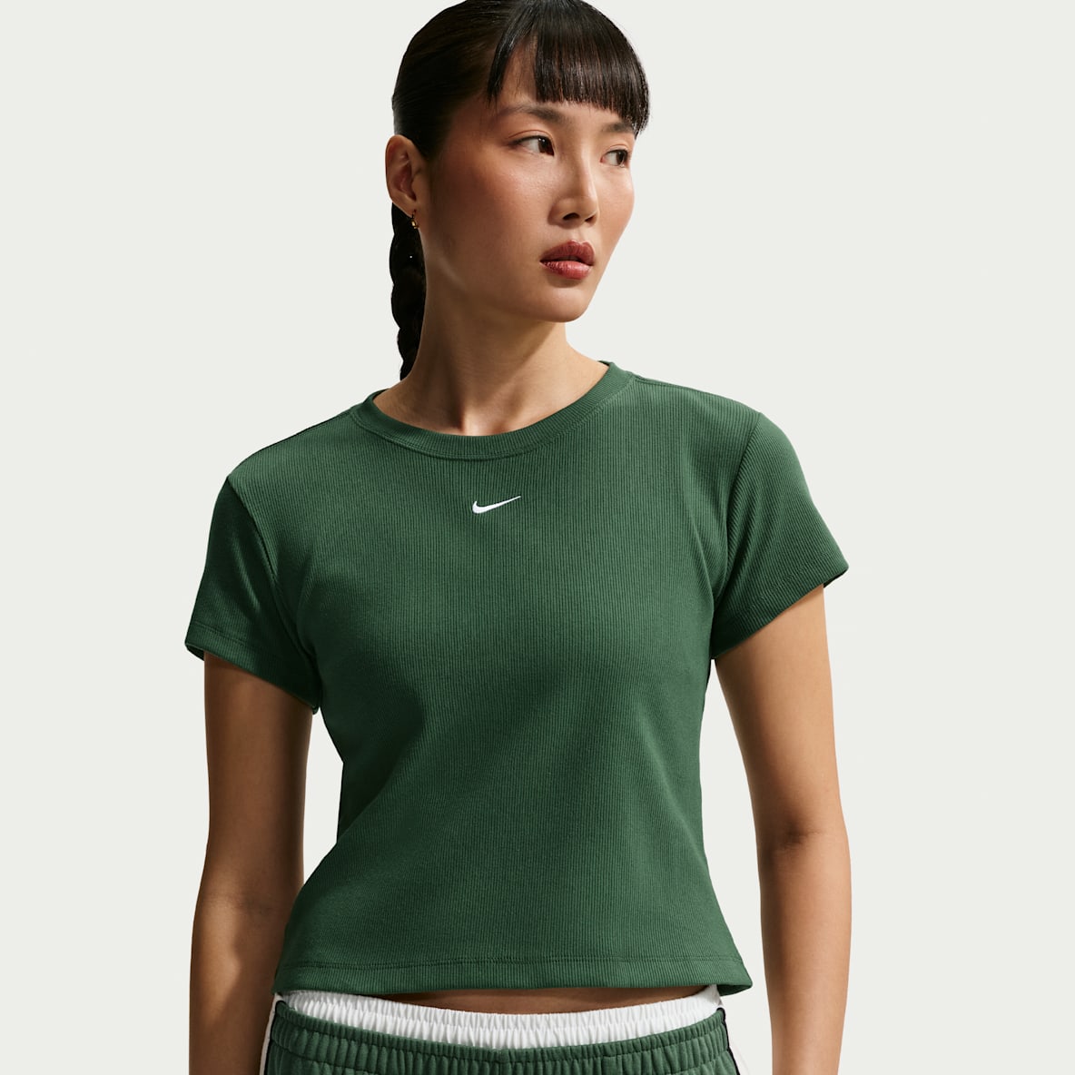 Nike Sportswear Nike Sportswear Women's Tight Ribbed Short-Sleeve T-Shirt