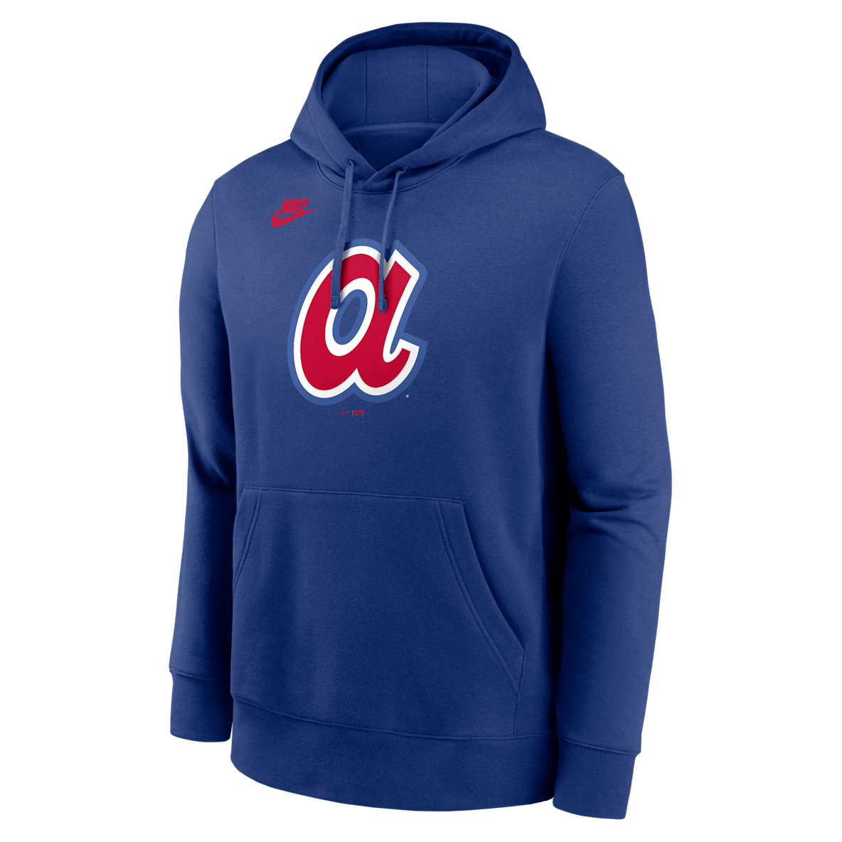 Atlanta Braves Cooperstown Logo Club Atlanta Braves Cooperstown Logo Club Men's Nike MLB Pullover Hoodie