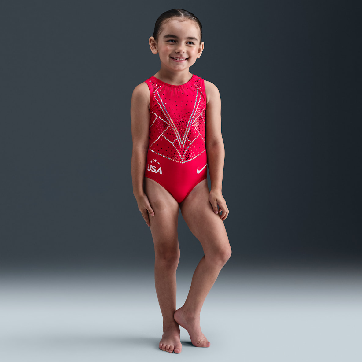 Nike Gymnastics Nike Gymnastics Leotardo Red Armour