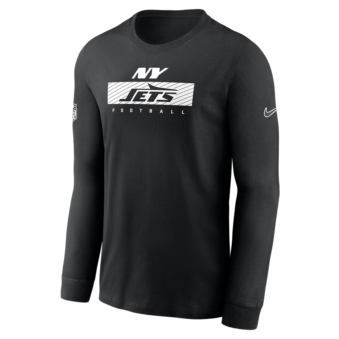 New York Jets Sideline Team Issue New York Jets Sideline Team Issue Men's Nike Dri-FIT NFL Long-Sleeve T-Shirt