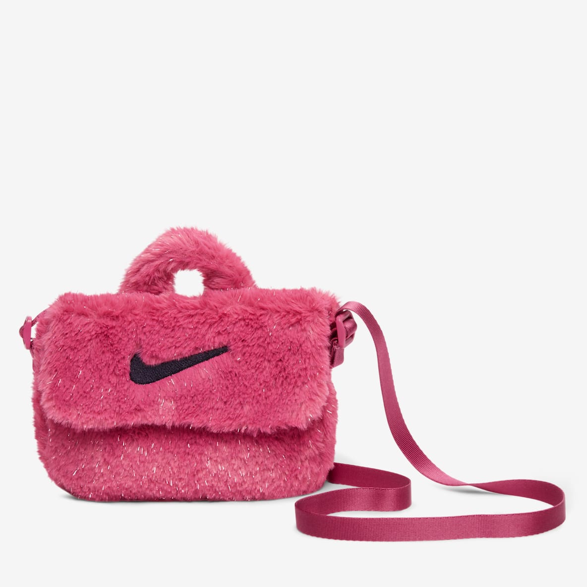 Nike Nike Older Kids' Faux Fur Cross-Body Bag (1L)