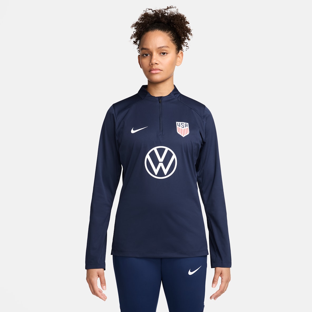 Selección nacional de fútbol masculino de Estados Unidos Strike Selección nacional de fútbol masculino de Estados Unidos Strike Playera de entrenamiento de fútbol para mujer Nike Storm-FIT