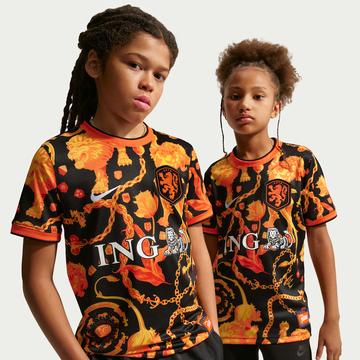 Países Bajos x Patta Camiseta de fútbol de manga corta - Niño/a