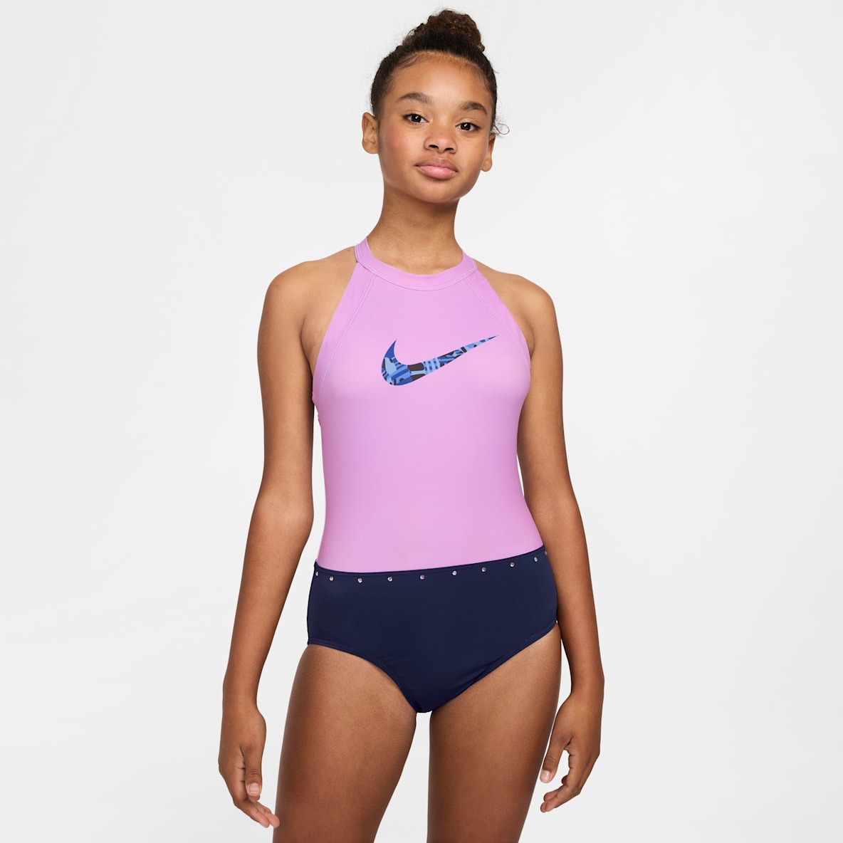 Nike Gymnastics Nike Gymnastics Leotardo de rendimiento de cuello halter