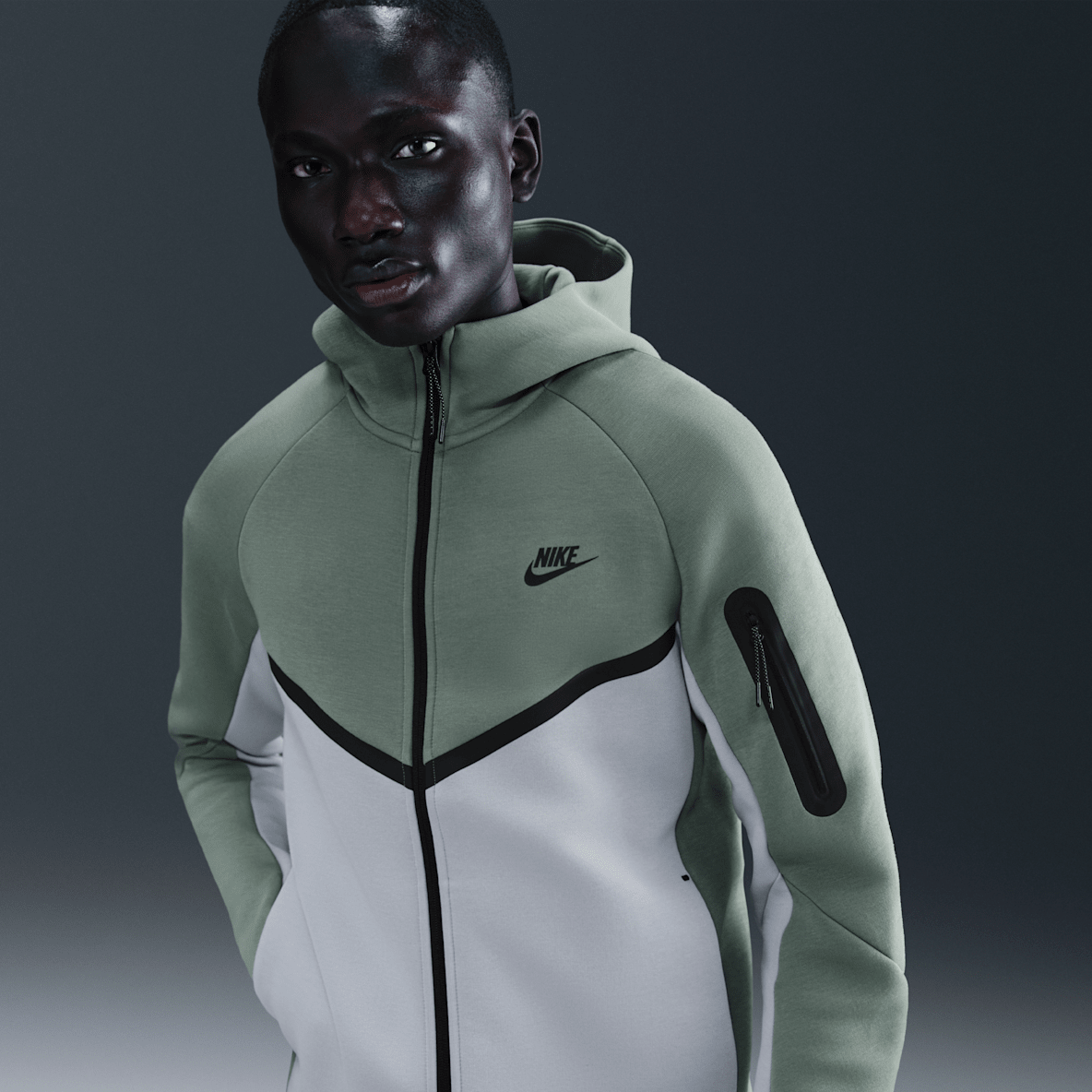 Nike Tech Nike Tech Nike Tech Windrunner herenjack van fleece met rits over de hele lengte