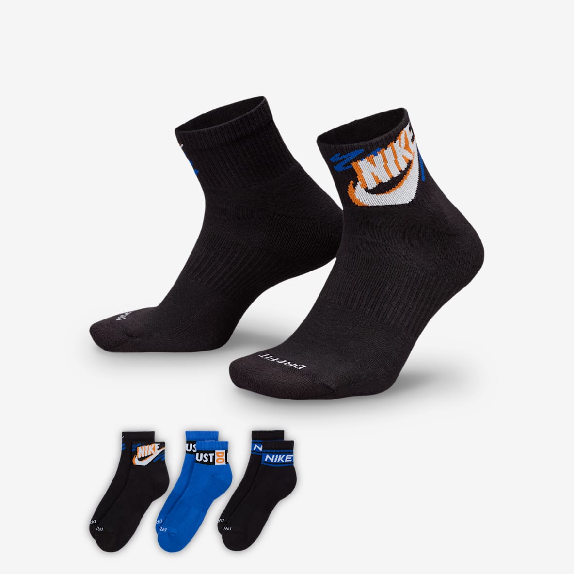 Nike Everyday Plus Nike Everyday Plus Calcetines al tobillo (3 pares)