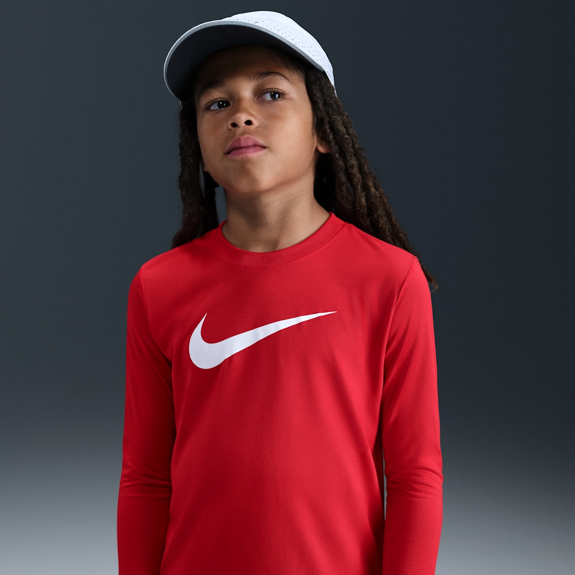 Nike Legend Nike Legend Big Kids' Dri-FIT Long-Sleeve T-Shirt