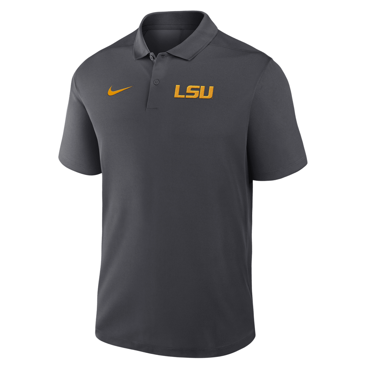 LSU Primetime Victory Primary Logo Men's Nike Dri-FIT College Polo