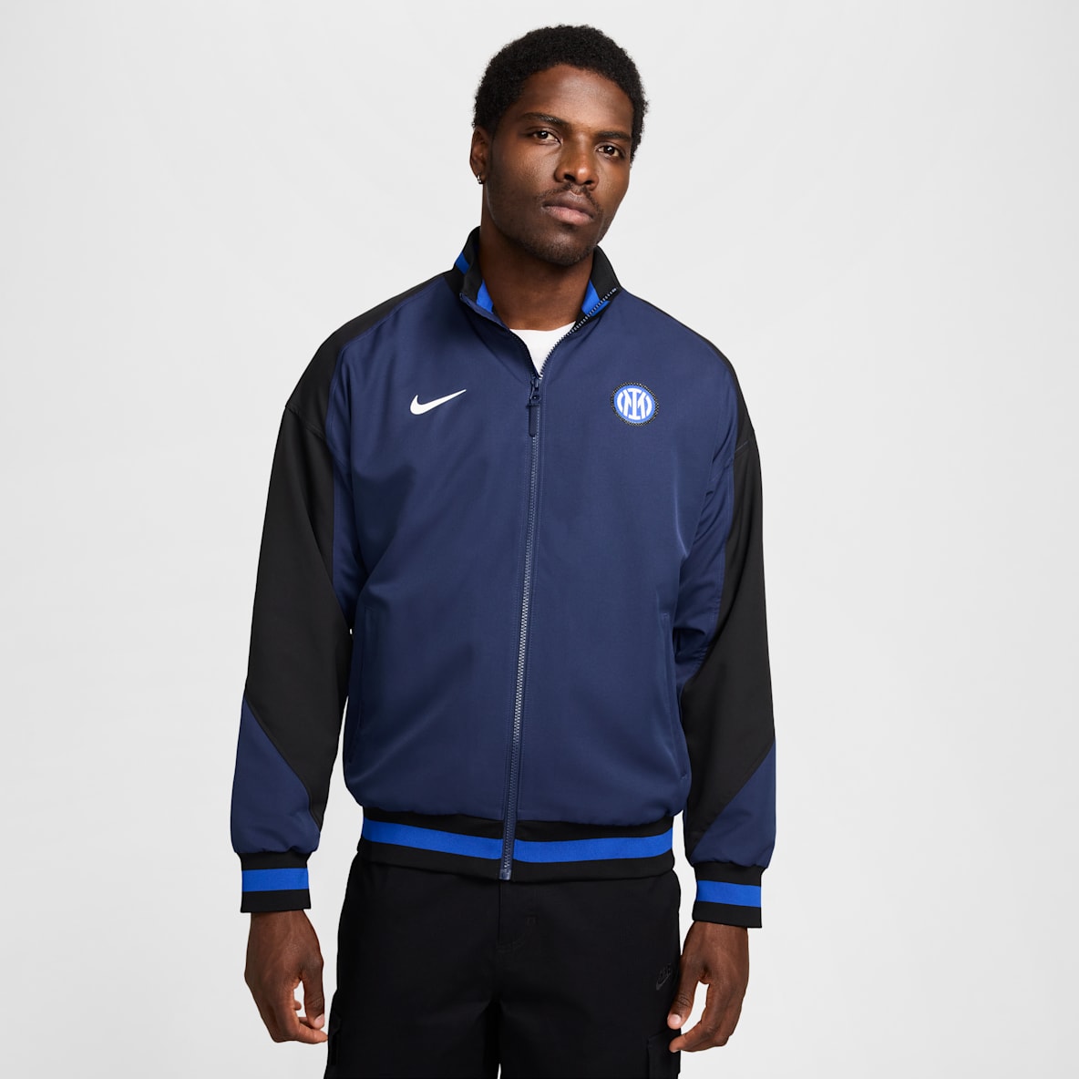 Inter Milan Strike Men's Nike Dri-FIT Football Anthem Jacket
