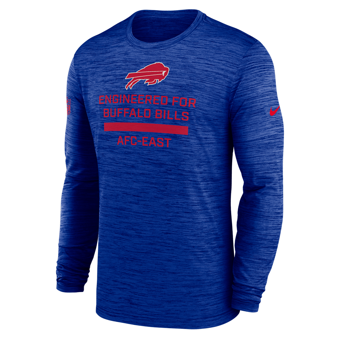 Buffalo Bills Sideline Team Issue Velocity Buffalo Bills Sideline Team Issue Velocity Men's Nike Dri-FIT NFL Long-Sleeve T-Shirt