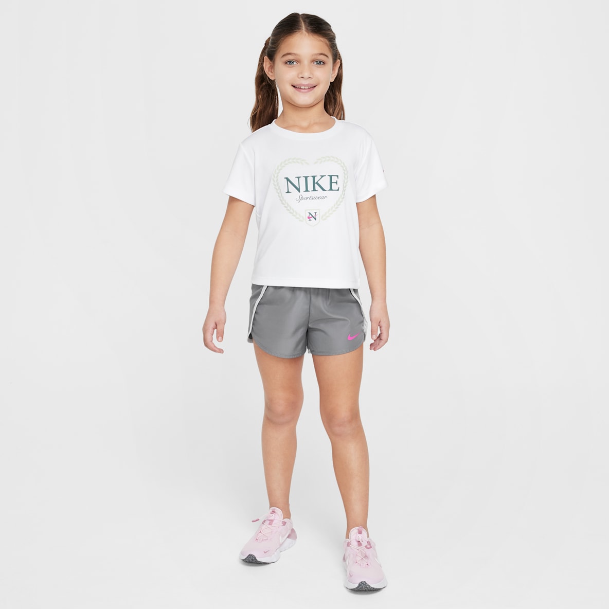 Nike Dri-FIT Game, Swoosh, Match! Nike Dri-FIT Game, Swoosh, Match! Little Kids' 2-Piece Solid Set