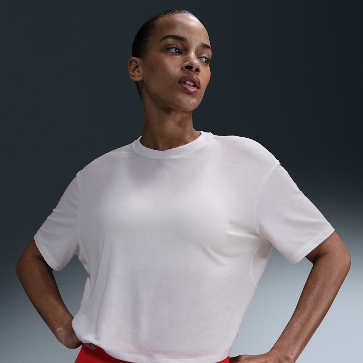 Nike One Relaxed Nike One Relaxed Women's Dri-FIT Cropped Short-Sleeve Top