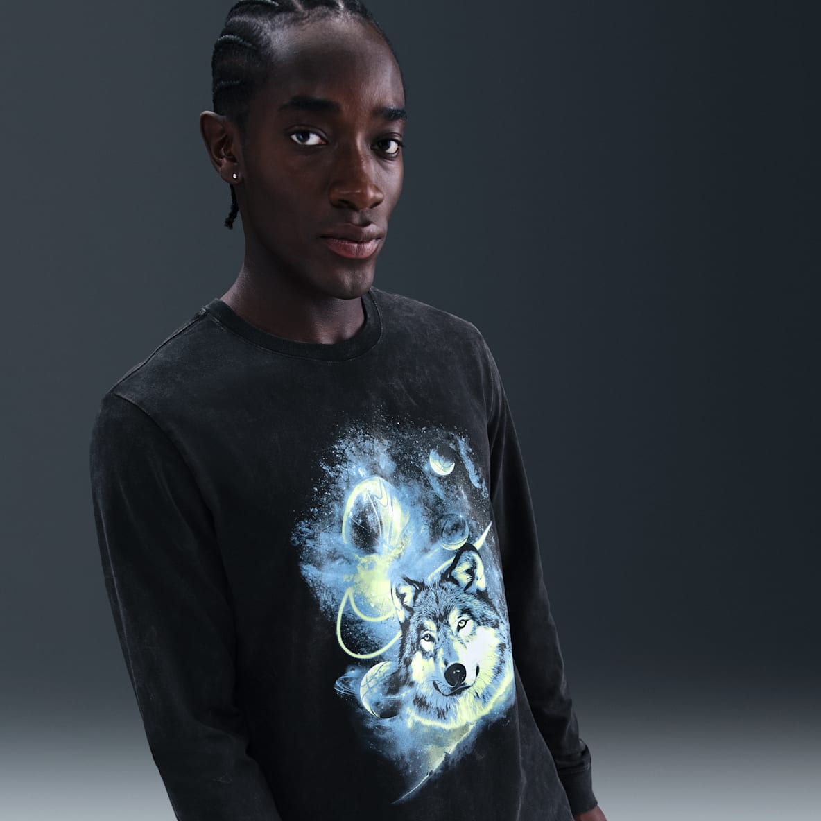 Nike Nike T-shirt de basket à manches longues pour homme