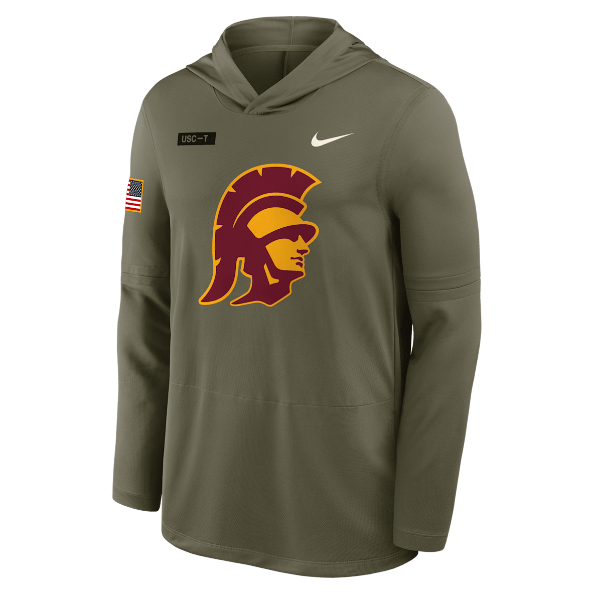 USC 2025 Military Appreciation USC 2025 Military Appreciation Men's Nike Dri-FIT College Long-Sleeve Hooded Top
