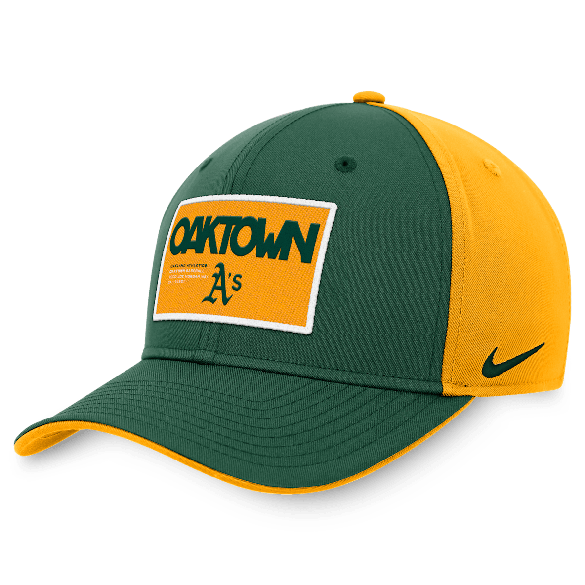 Oakland Athletics Classic99 Color Block Oakland Athletics Classic99 Color Block Gorra ajustable Nike MLB para hombre