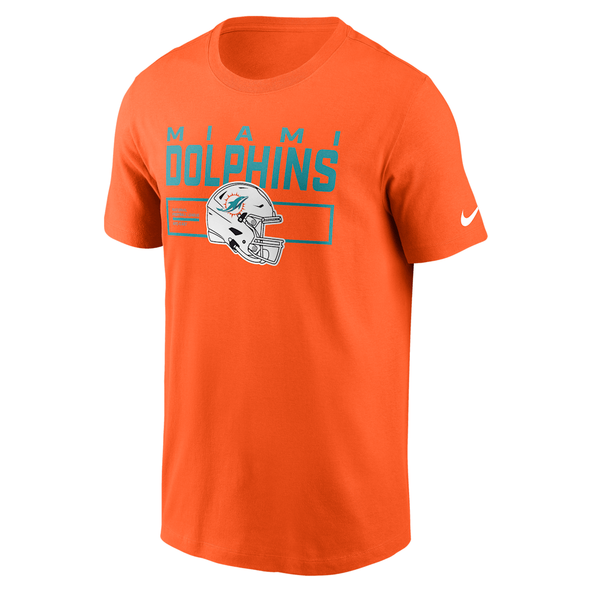 Miami Dolphins Helmet Essential Miami Dolphins Helmet Essential Men's Nike NFL T-Shirt