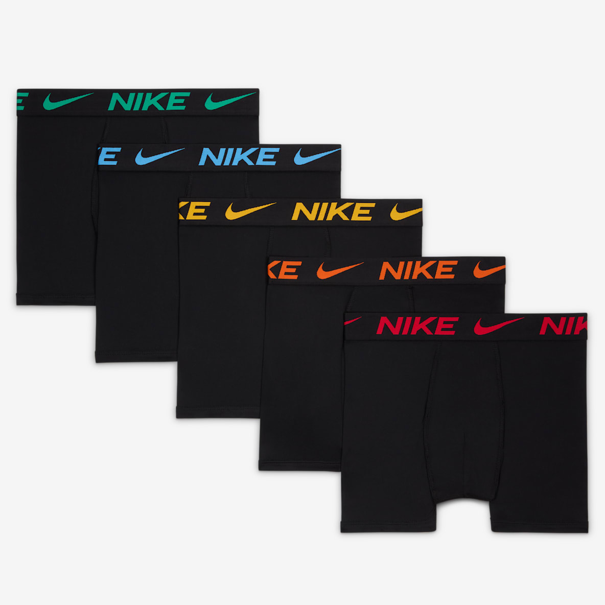 Nike Dri-FIT Nike Dri-FIT Big Kids' Color Pop Boxer Briefs (5-Pack)