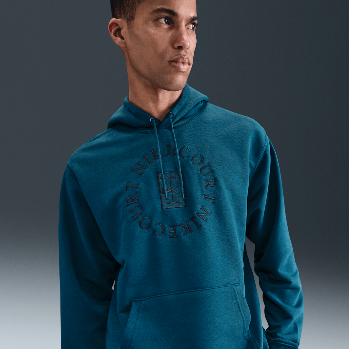 NikeCourt Heritage Men's Dri-FIT French Terry Tennis Pullover Hoodie
