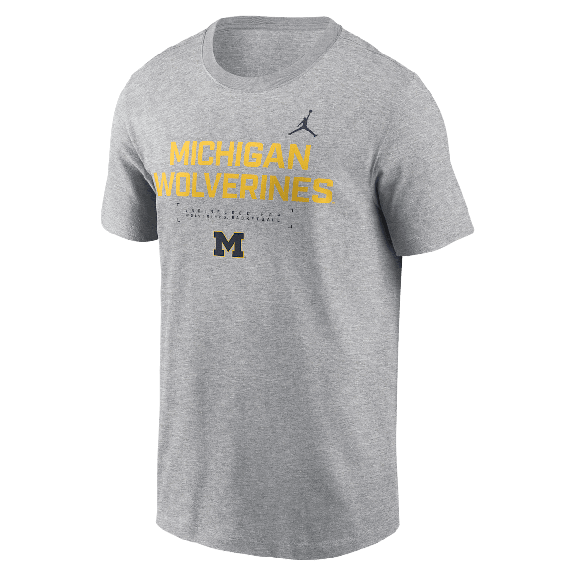 Michigan Courtside Basketball Michigan Courtside Basketball Men's Jordan Brand Dri-FIT College T-Shirt