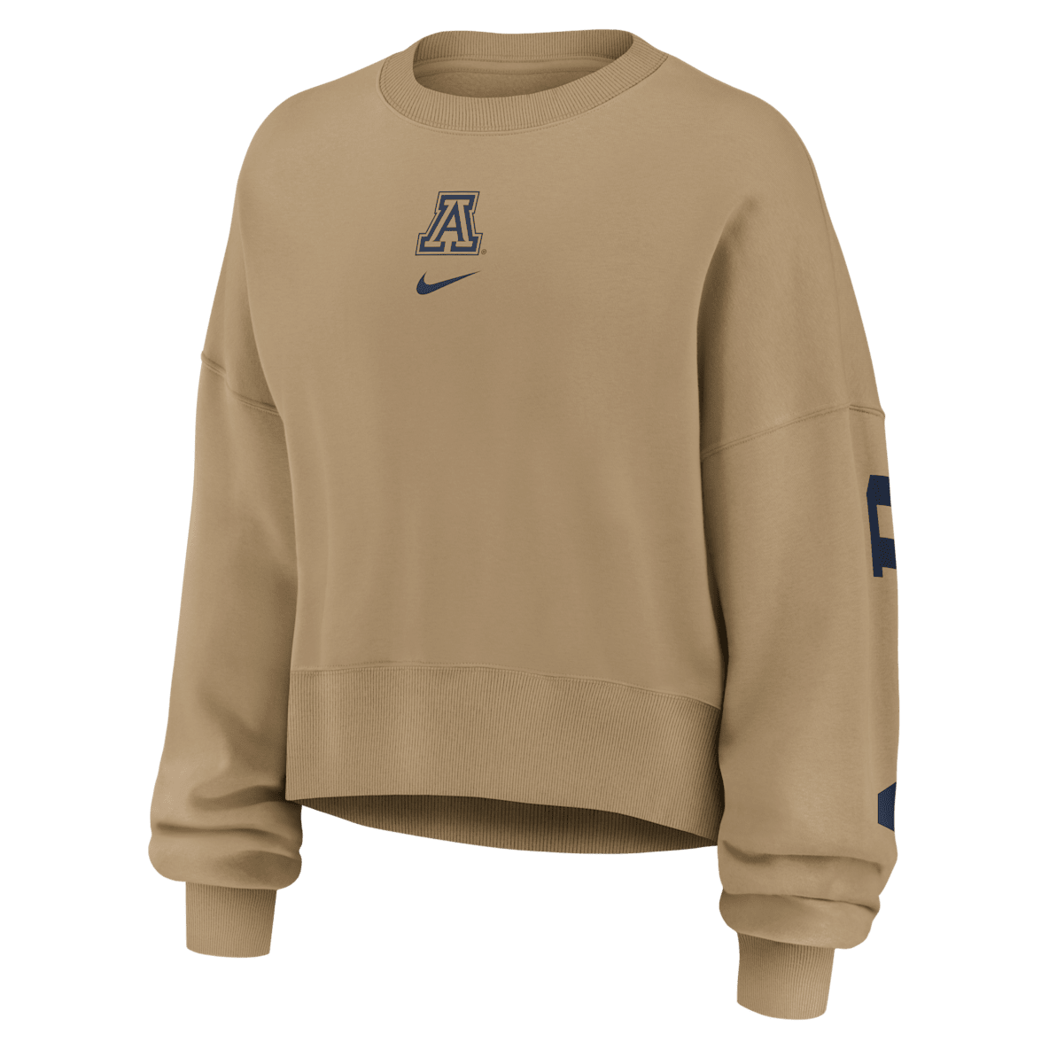 Arizona Phoenix 2-Hit Arizona Phoenix 2-Hit Sudadera de cuello redondo sin cierre universitaria Nike para mujer