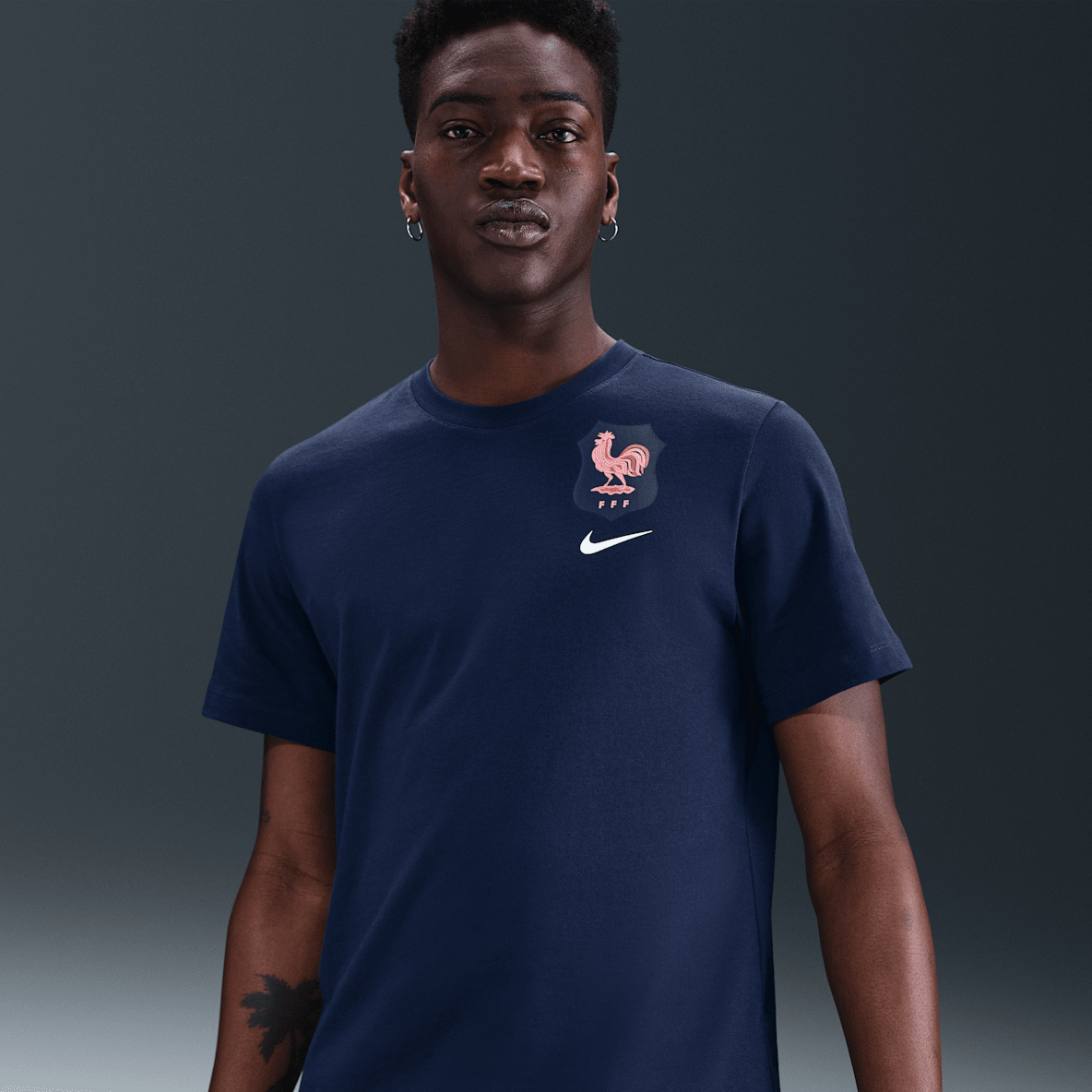 FFF FFF Męski T-shirt piłkarski Nike