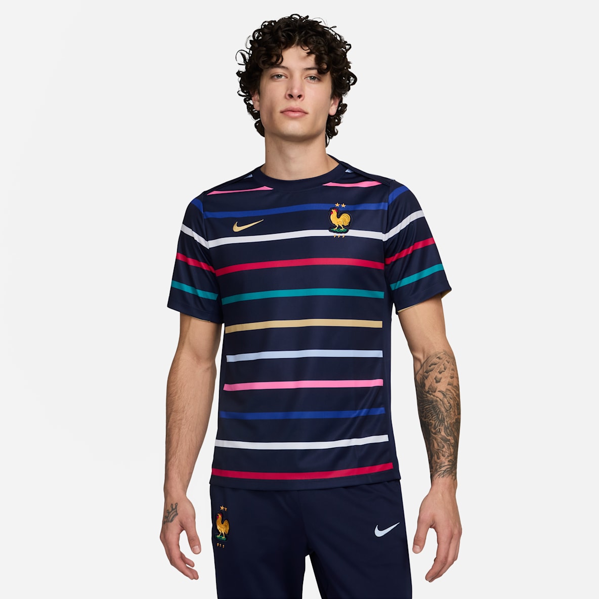 FFF Academy Pro Home FFF Academy Pro Home Men's Nike Dri-FIT Football Pre-Match Top