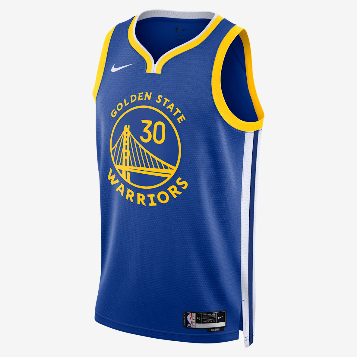 Golden State Warriors Icon Edition 男款 Nike Dri-FIT NBA Swingman 球衣
