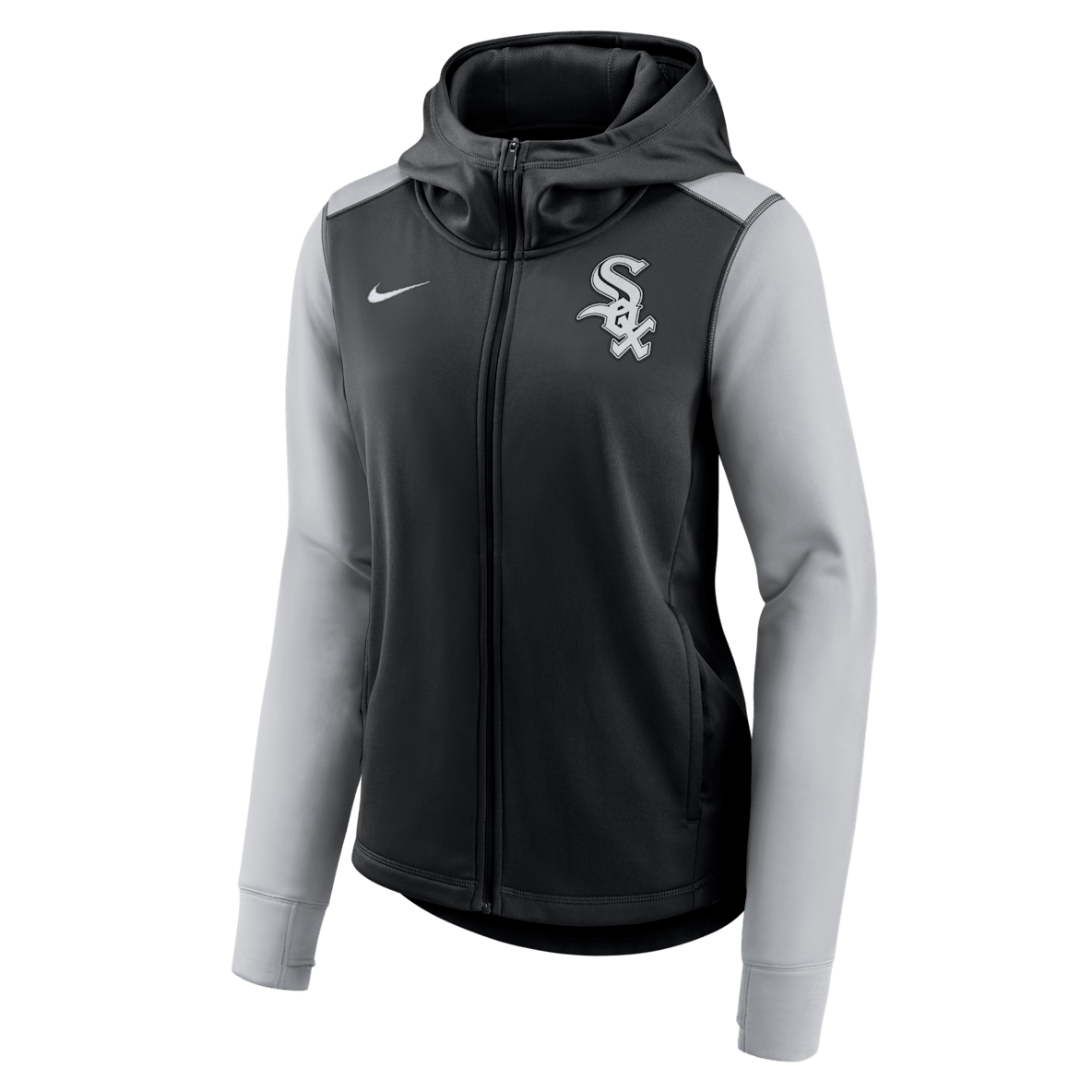 Chicago White Sox Authentic Collection Chicago White Sox Authentic Collection Women's Nike Therma MLB Full-Zip Hoodie