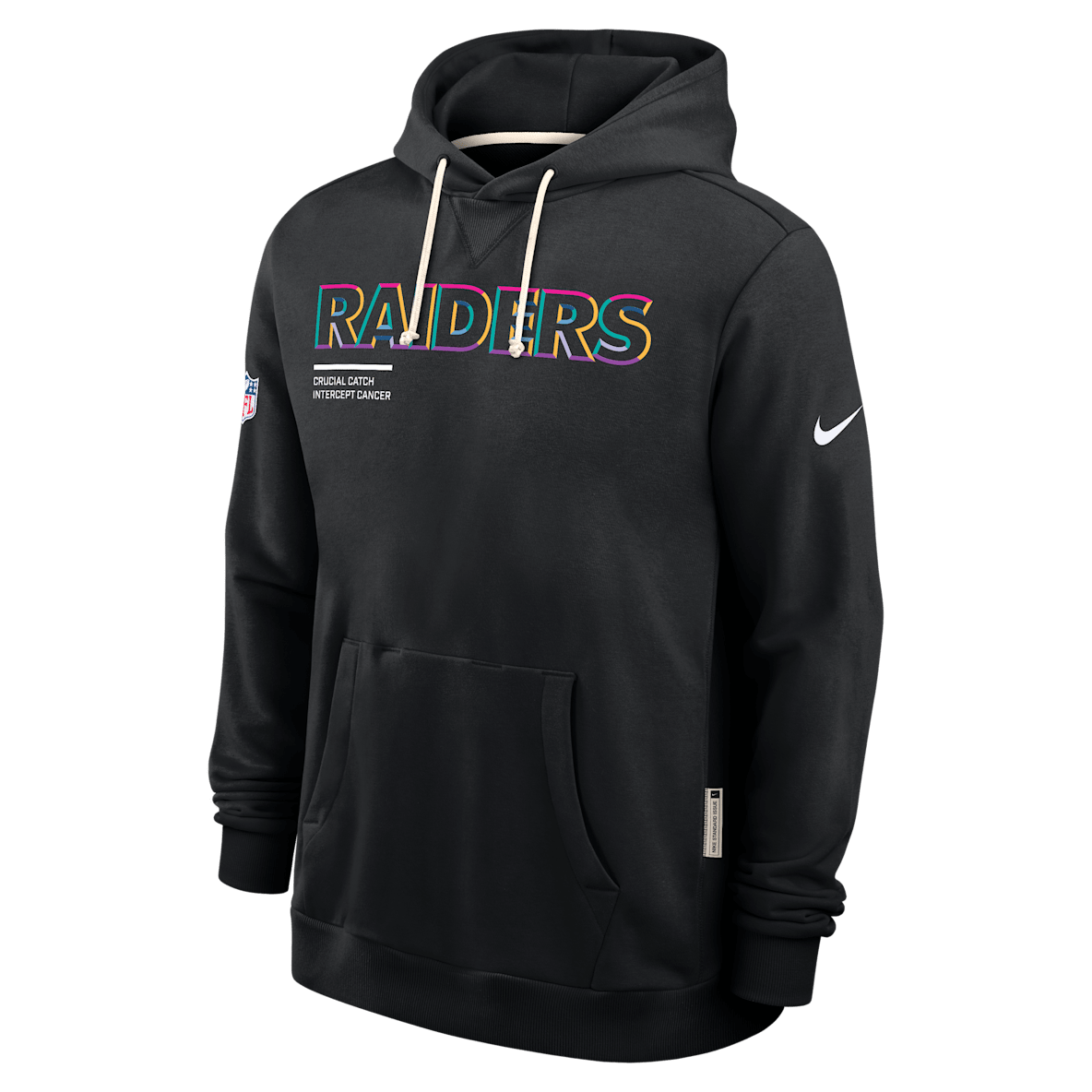 Las Vegas Raiders Crucial Catch Sideline Las Vegas Raiders Crucial Catch Sideline Men's Nike Dri-FIT NFL Pullover Hoodie