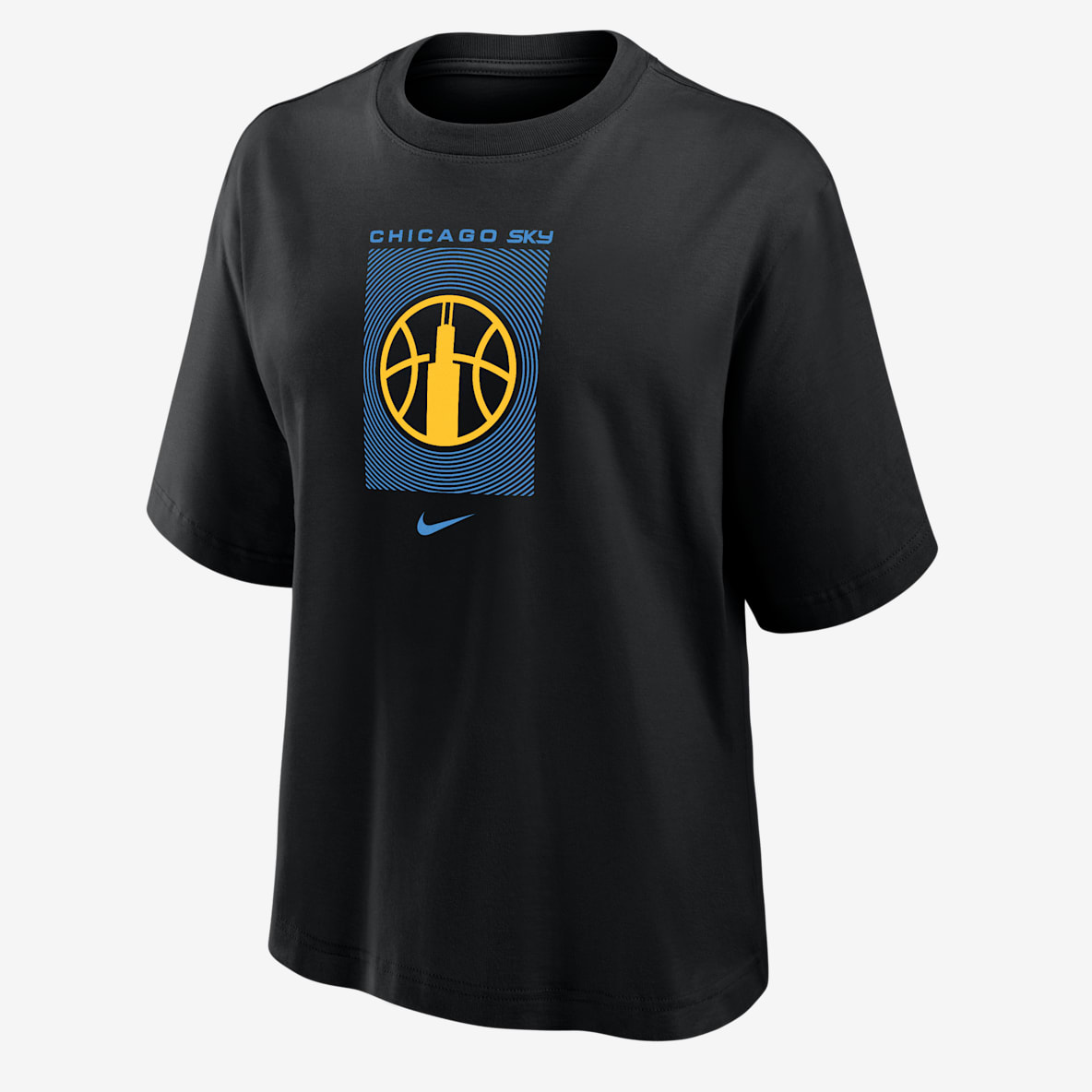 Chicago Sky Chicago Sky Playera cuadrada Nike WNBA para mujer