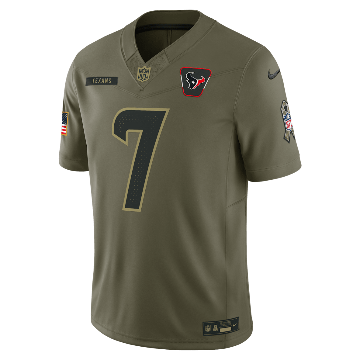 C.J. Stroud Houston Texans Salute to Service C.J. Stroud Houston Texans Salute to Service Men's Nike Dri-FIT NFL Limited Jersey