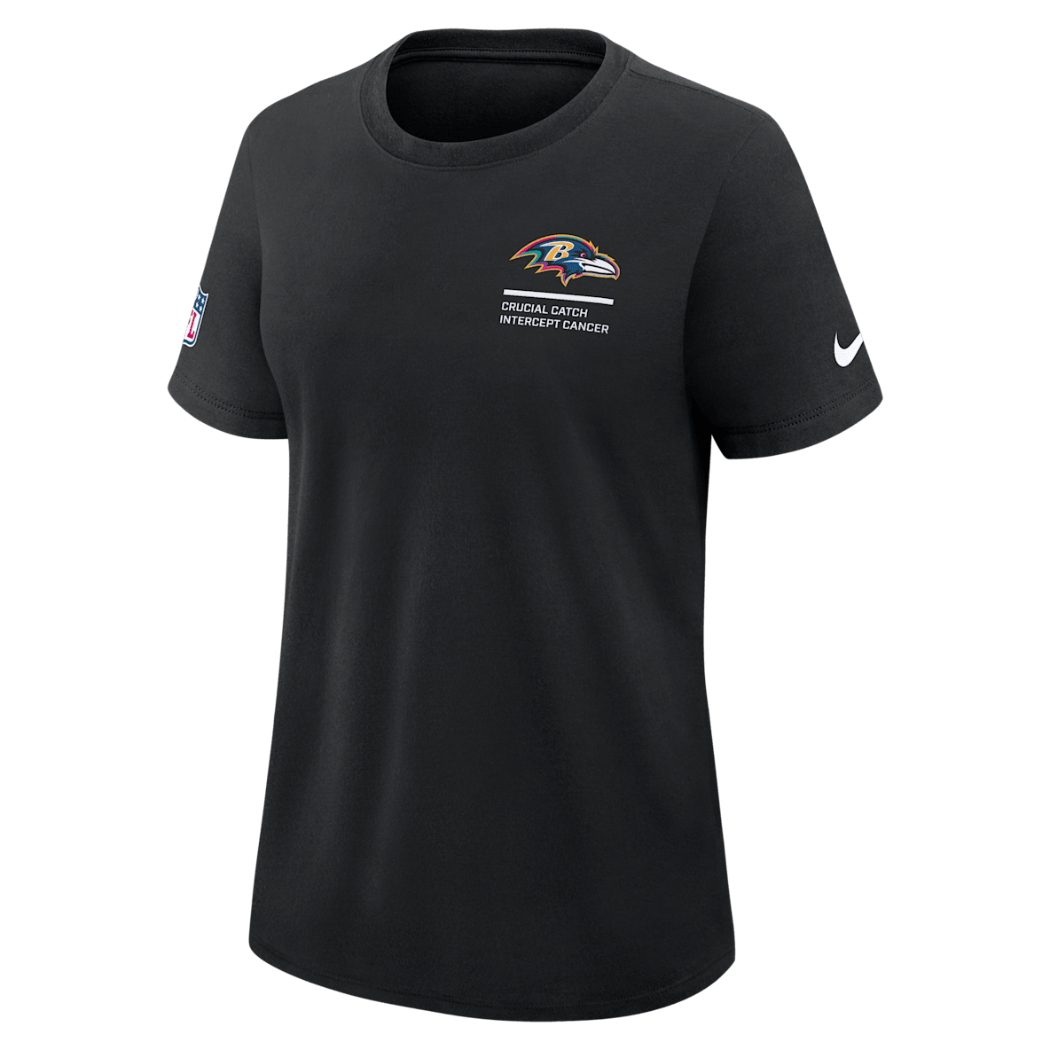 Baltimore Ravens Crucial Catch Baltimore Ravens Crucial Catch Women's Nike Dri-FIT NFL T-Shirt