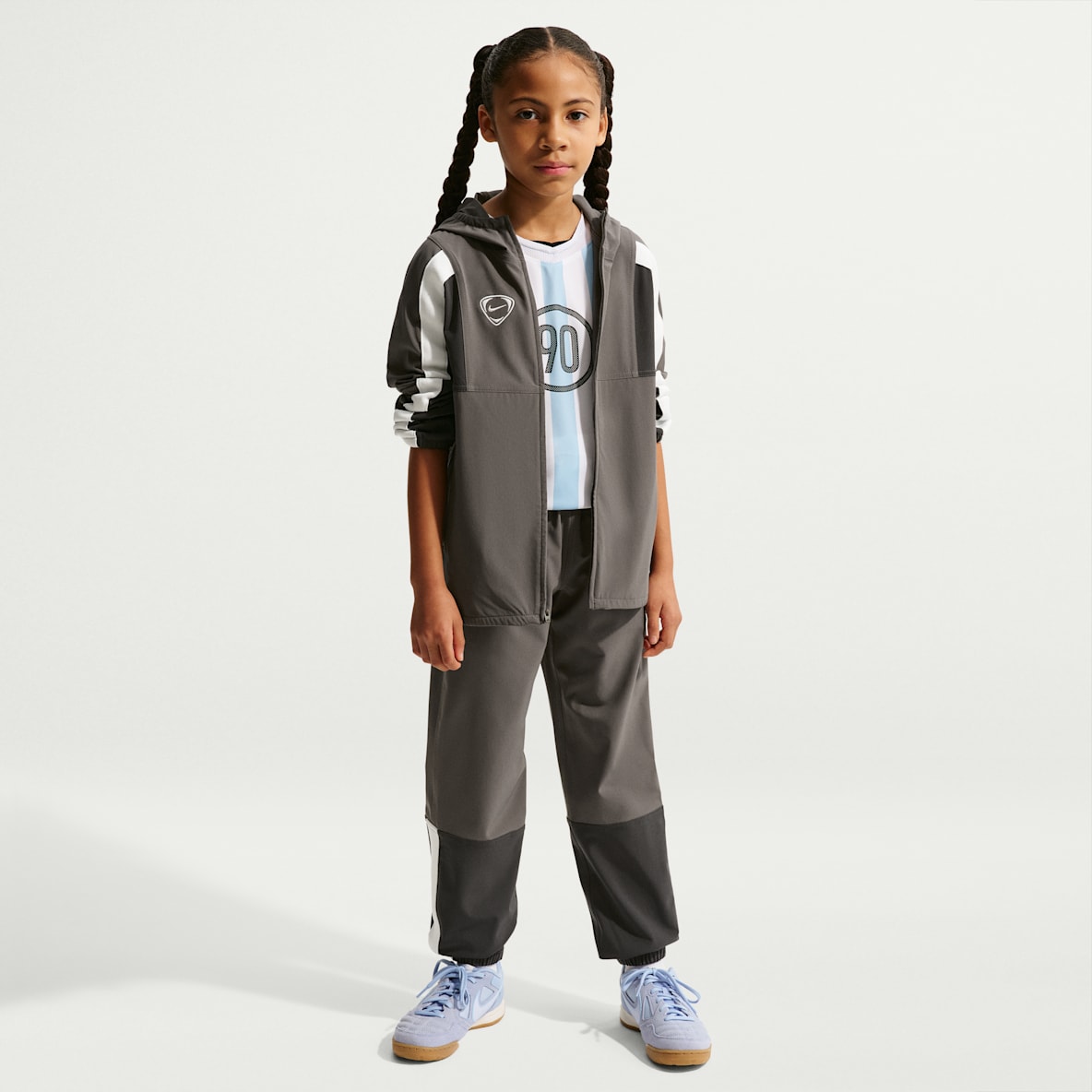 Nike Energy Spodnie piłkarskie z tkaniny dla dużych dzieci Repel