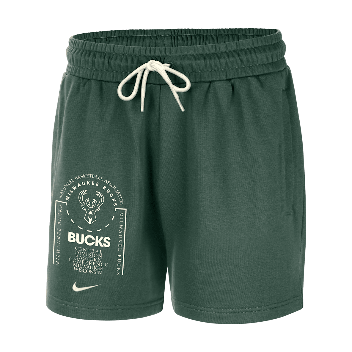 Milwaukee Bucks Club Courtside Milwaukee Bucks Club Courtside Short en tissu Fleece Nike NBA pour Homme