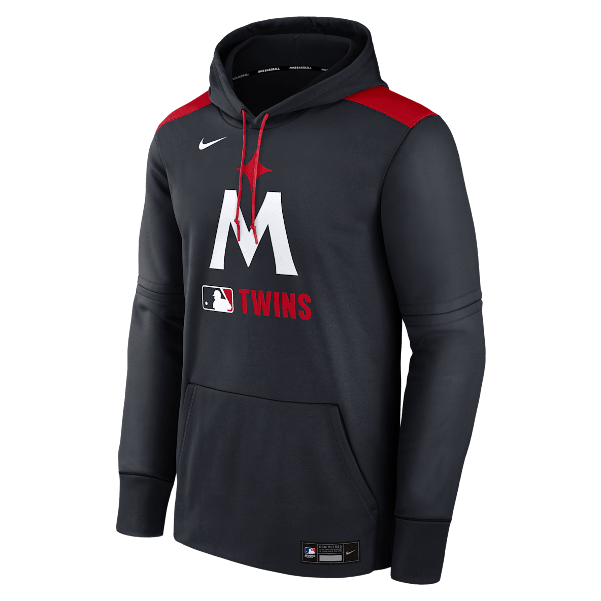 Minnesota Twins Authentic Collection Men's Nike Therma MLB Pullover Hoodie