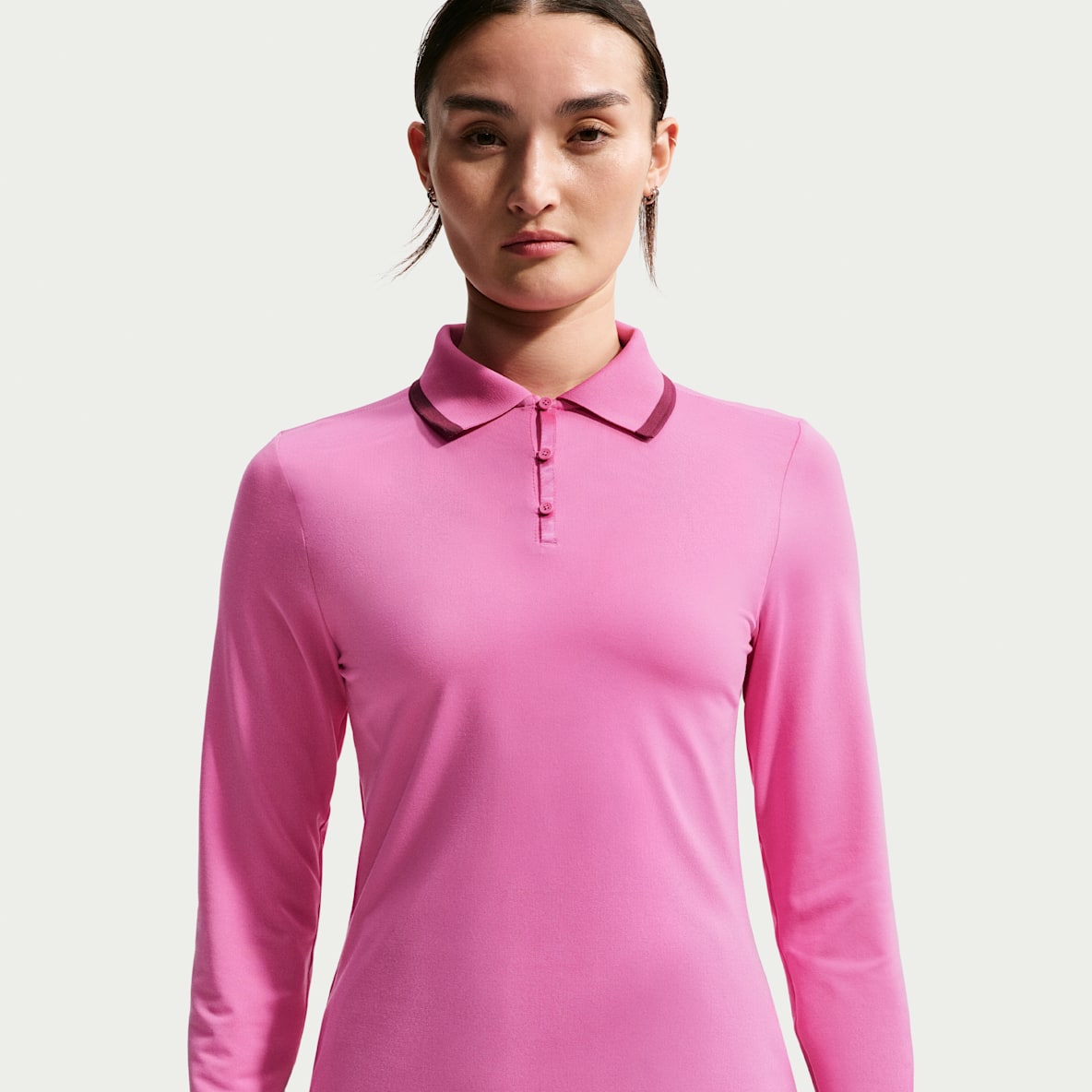 나이키 투어 여성 드라이 핏 UV 프로텍션 긴팔 골프 폴로