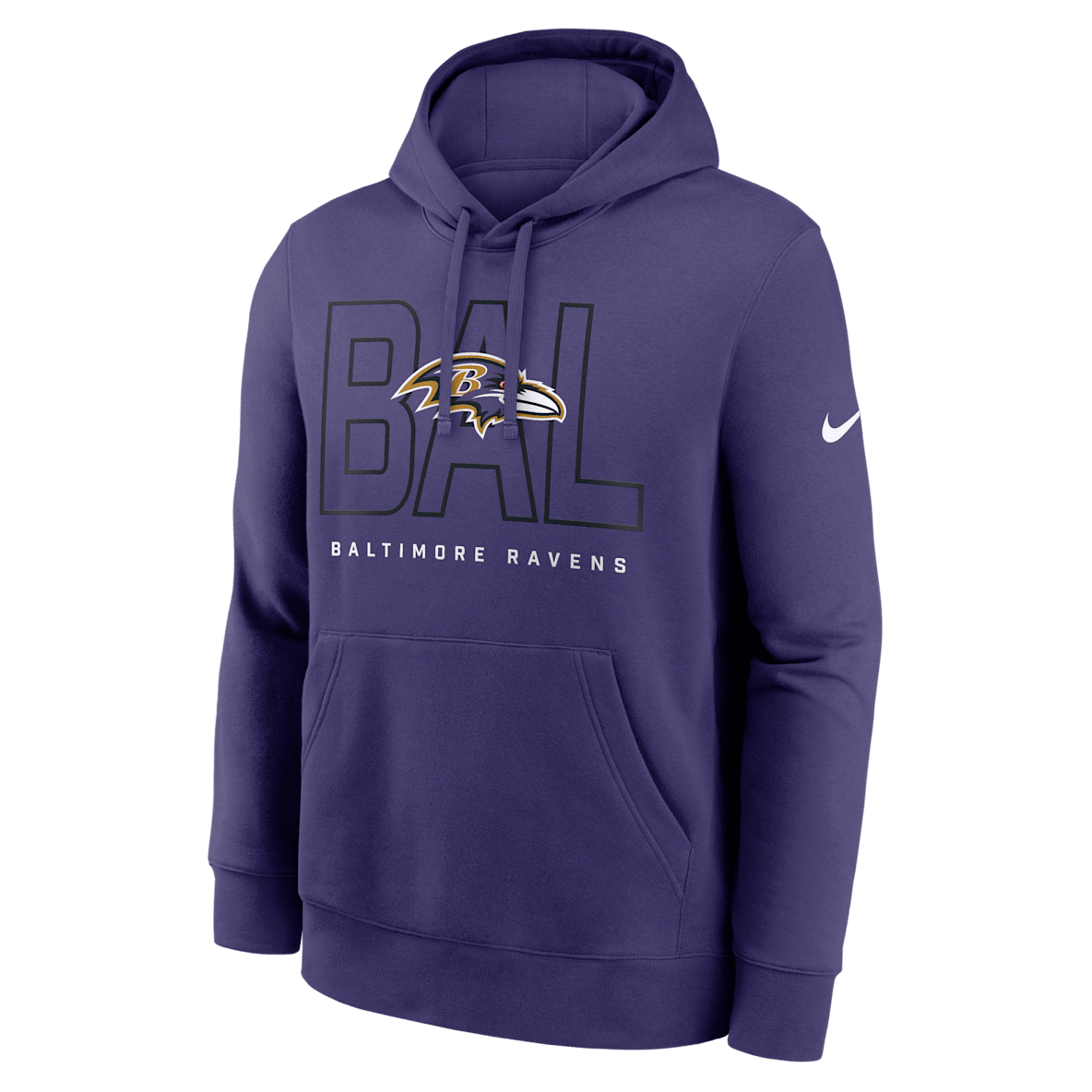 Baltimore Ravens Busted Play Club Baltimore Ravens Busted Play Club Men's Nike NFL Pullover Hoodie