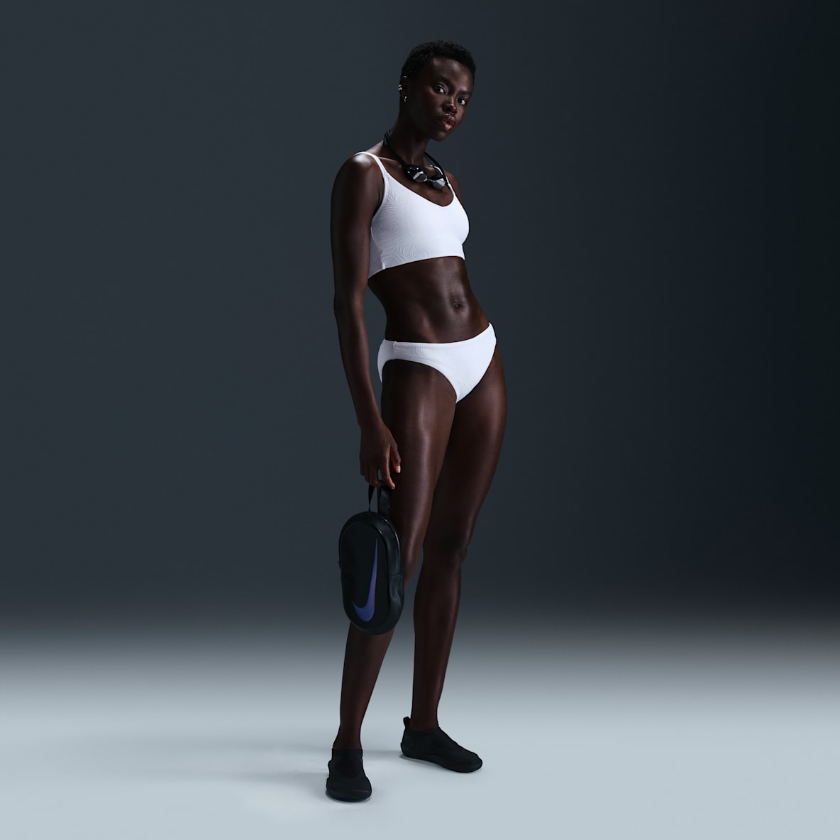 Nike Swim Water Texture Nike Swim Water Texture Women's Hipster Bikini Bottom