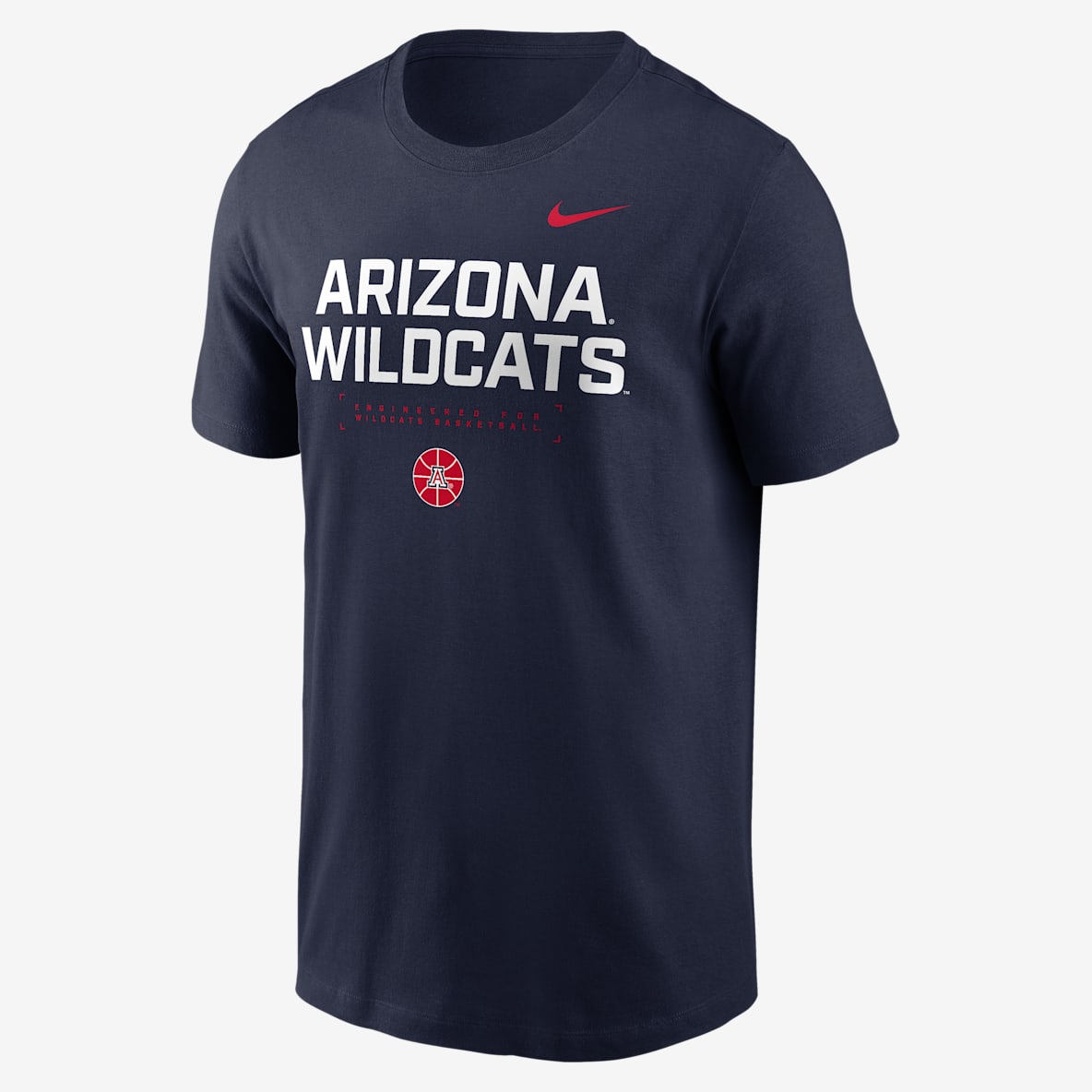 Arizona Courtside Basketball Men's Nike Dri-FIT College T-Shirt