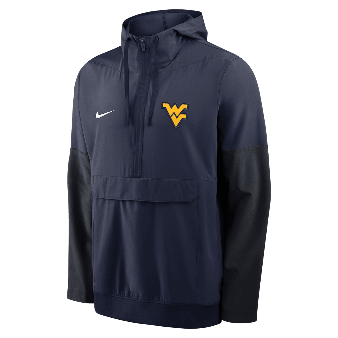 West Virginia Anorak Men's Nike College 1/2-Zip Hooded Jacket