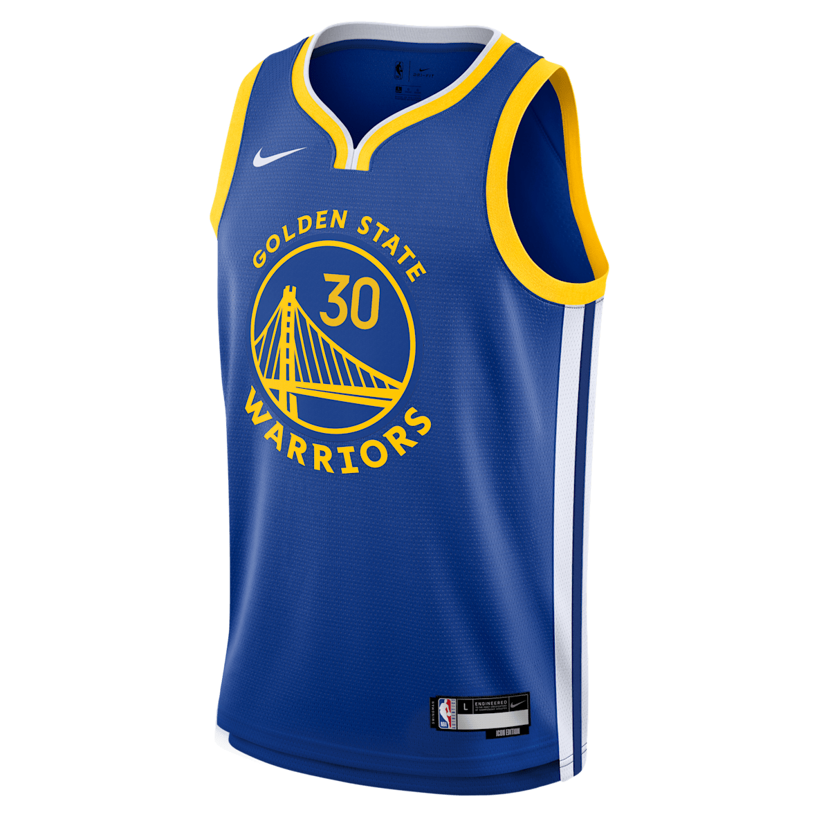 Stephen Curry Golden State Warriors 2023/24 Icon Edition Stephen Curry Golden State Warriors 2023/24 Icon Edition Big Kids' Nike NBA Swingman Jersey