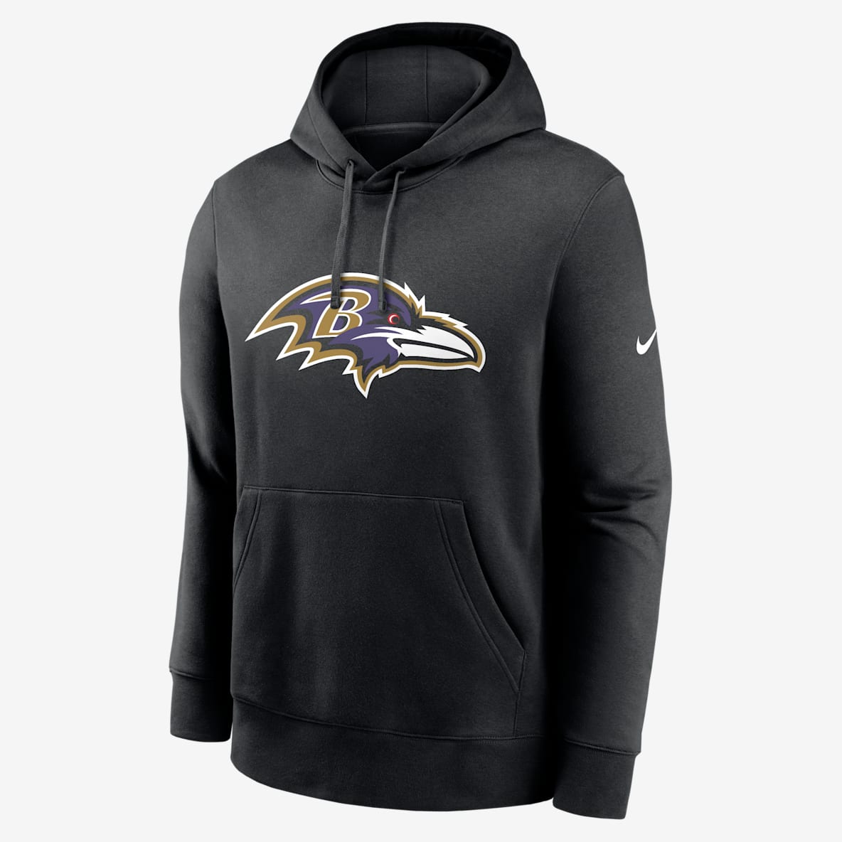 Baltimore Ravens Baltimore Ravens Sudadera con gorro sin cierre Nike de la NFL para hombre