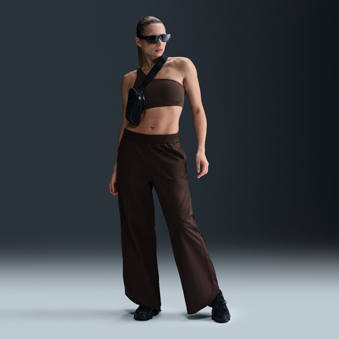 Nike Sportswear Collection Nike Sportswear Collection Women's Mid-Rise Twill Track Pants