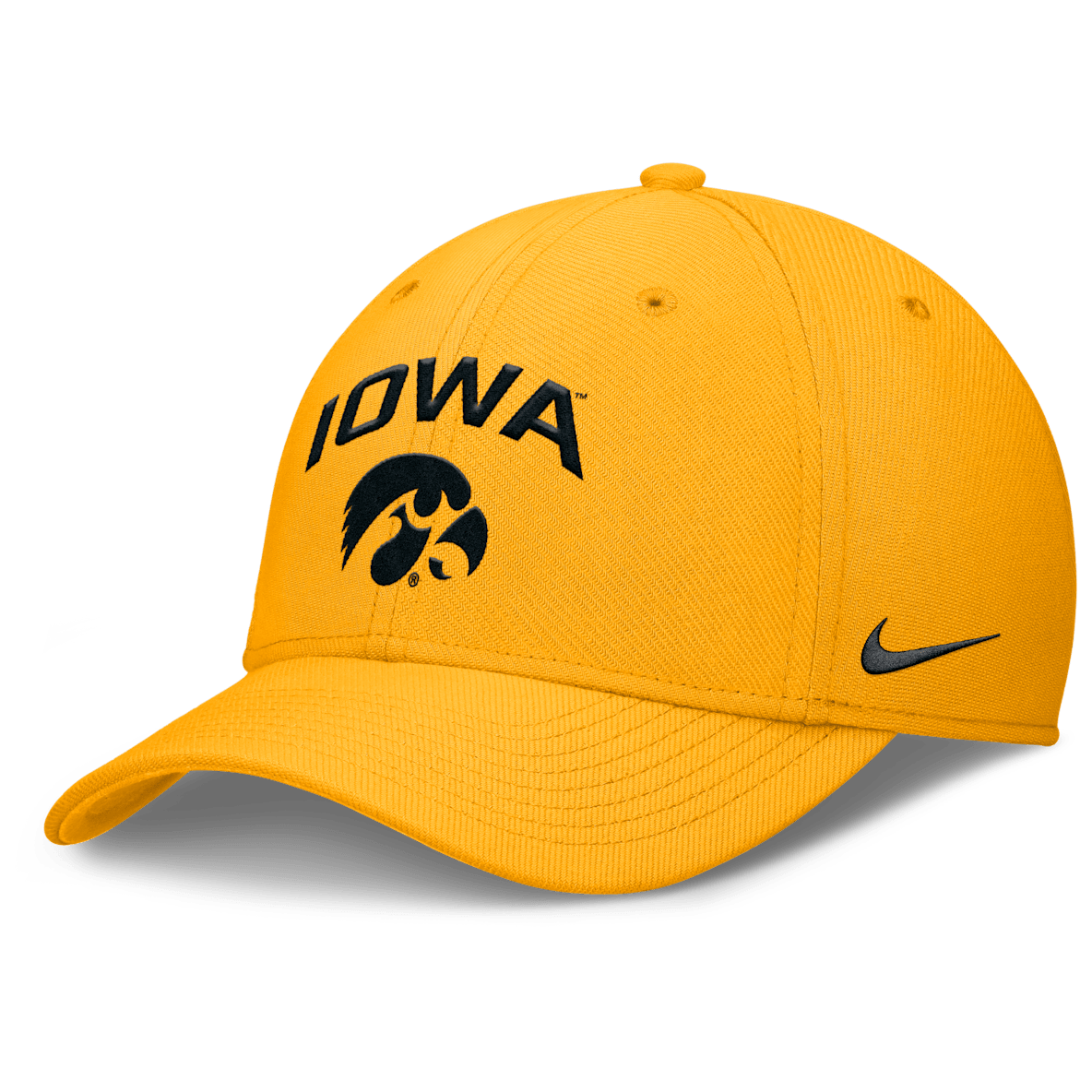 Iowa On-Field Rise Swoosh Iowa On-Field Rise Swoosh Men's Nike Dri-FIT College Hat
