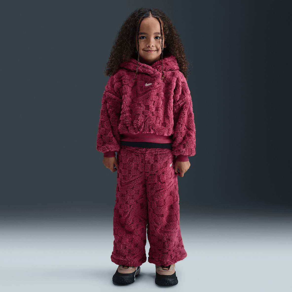 Nike Cozy Nike Cozy Conjunto de sudadera con gorro sin cierre y pants infantil