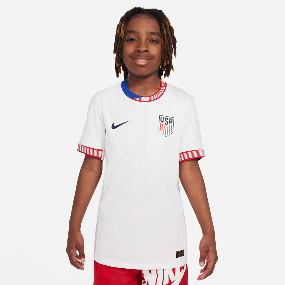 USMNT 2024 Match Home USMNT 2024 Match Home Big Kids' Nike Dri-FIT ADV Soccer Authentic Jersey