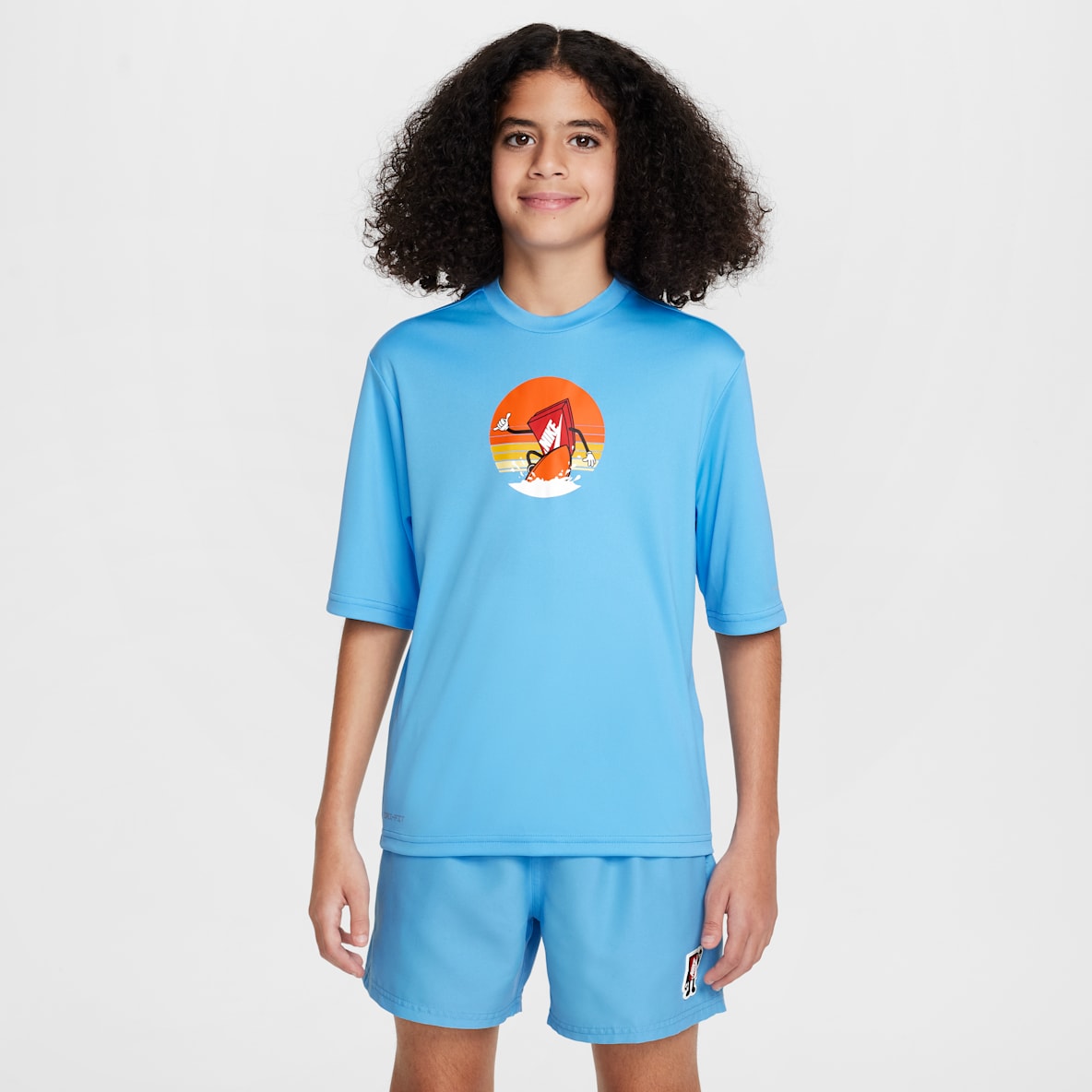Nike Swim Hydroguard Nike Swim Hydroguard Kortärmad tröja Dri-FIT för ungdom (killar)