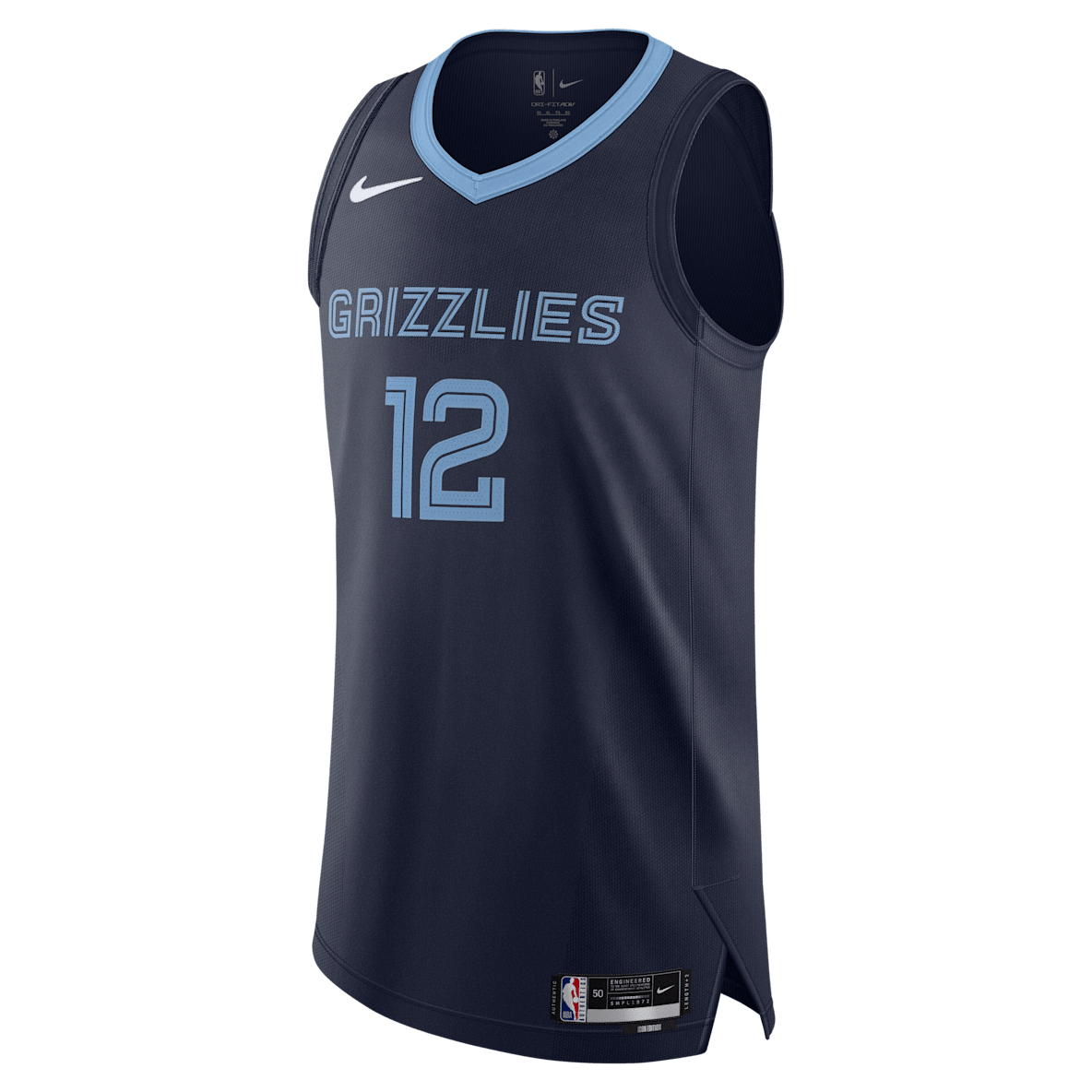 Grizzlies Icon Edition 2020 Grizzlies Icon Edition 2020 Men's Nike NBA Authentic Jersey