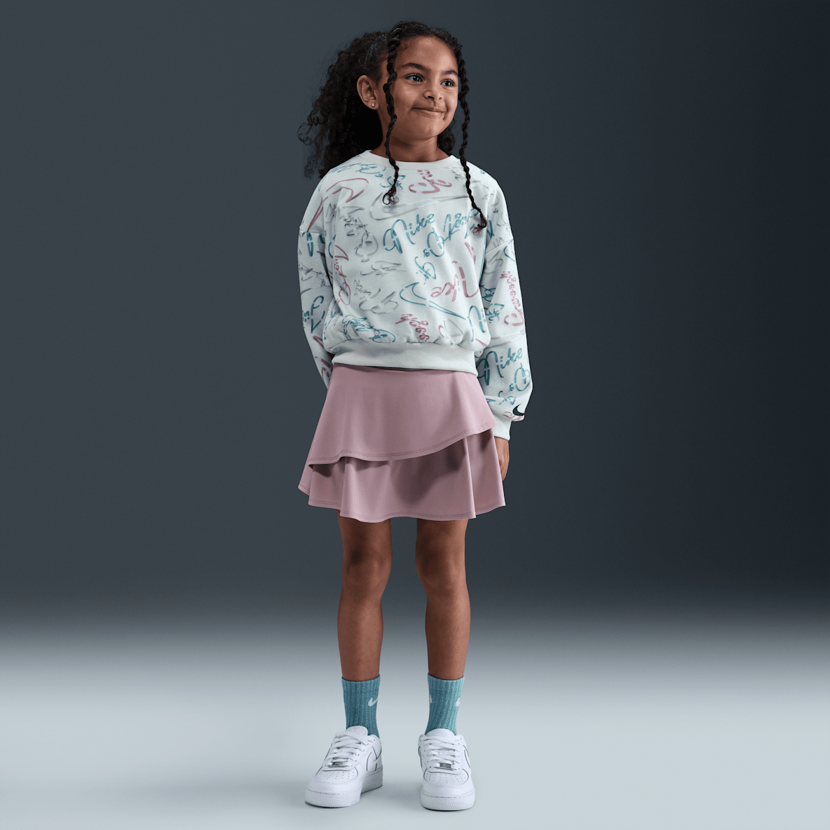 Nike Swoosh On Pointe Nike Swoosh On Pointe Little Kids' Floral Futura 2-Piece Scooter Set