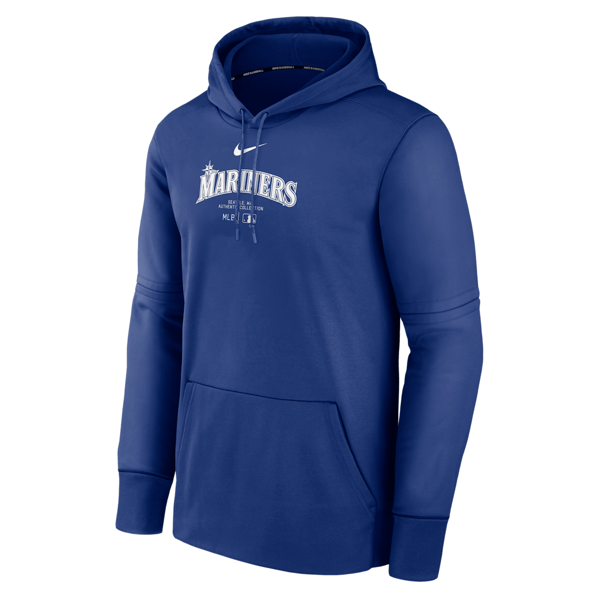 Seattle Mariners Authentic Collection Practice Seattle Mariners Authentic Collection Practice Men's Nike Therma MLB Pullover Hoodie